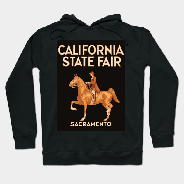 California Sacramento Vintage Poster 1933 Hoodie by vintagetreasure